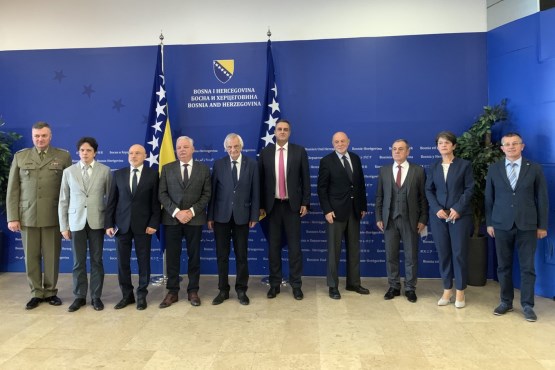 Članovi rukovodstva Zajedničke komisije za odbranu i sigurnost BiH i parlamentarni vojni povjerenik BiH razgovarali sa delegacijom Sejma Republike Poljske